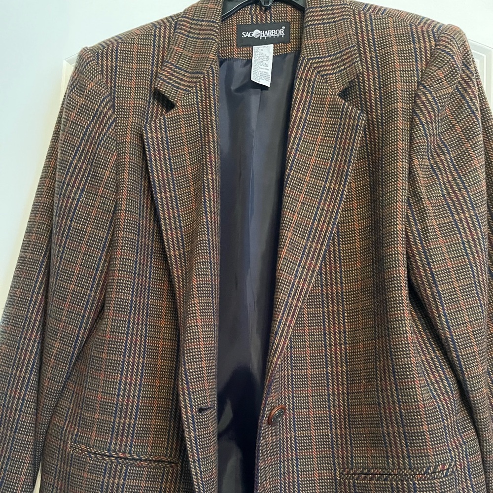 Plaid blazer